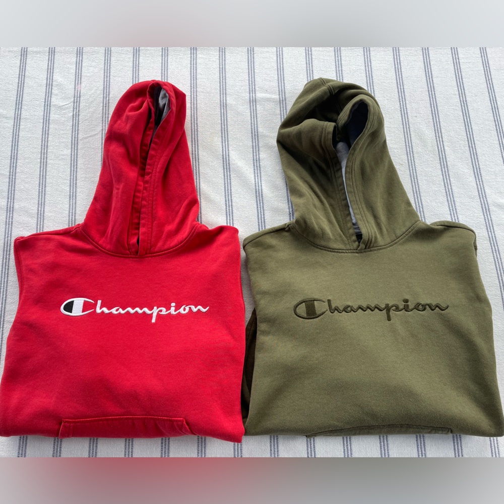 Champion Big Kid’s Hoodie lot of 2